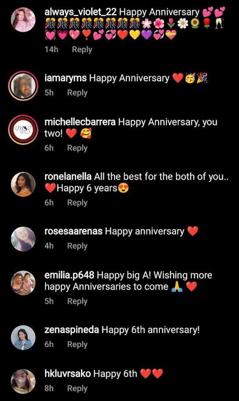 Netizens anniversary greeting for Nikki and BJ Albert