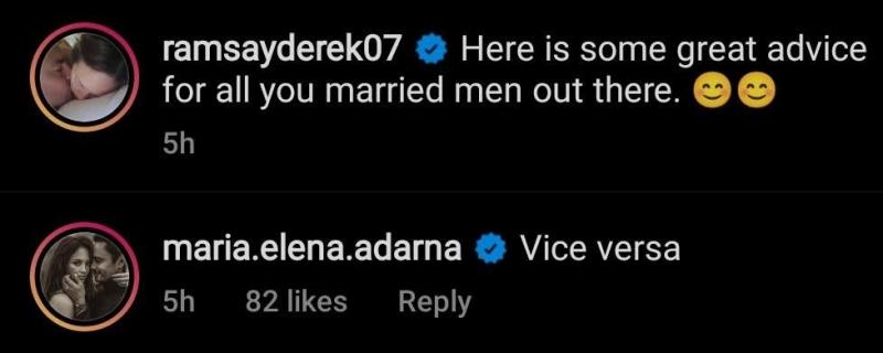 Ellen comment to Derek Ramsay latest post