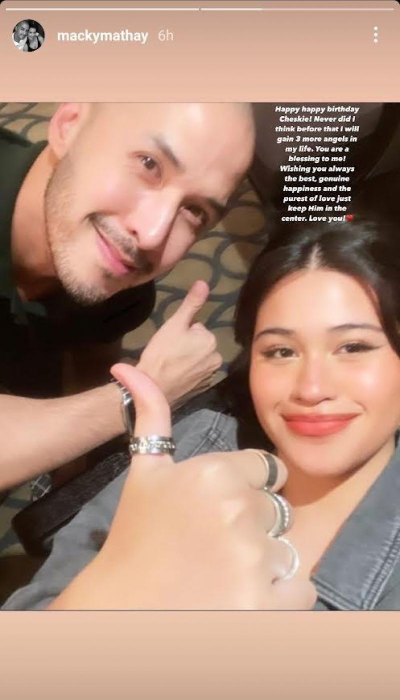 Macky Mathay and Chesca Montano