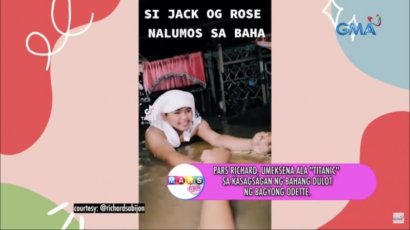 titanic scene reenactment