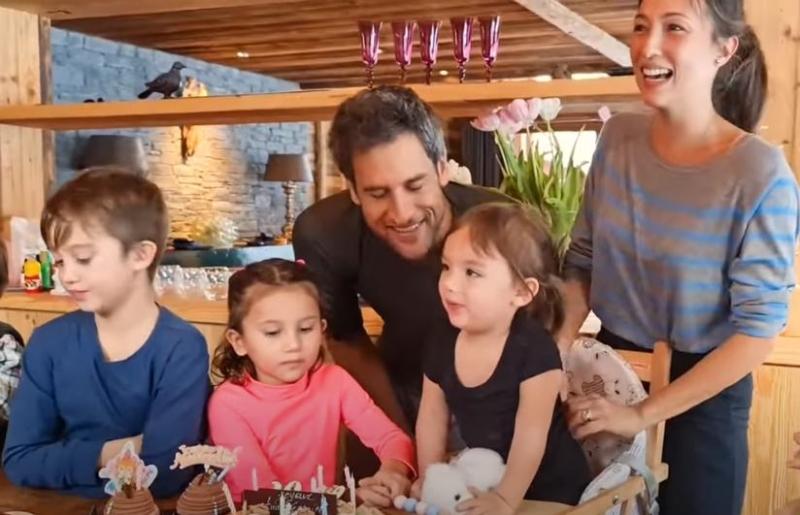 Solenn Heussaff Nico Bolzico Thylane and her cousins Kaeden and Makena