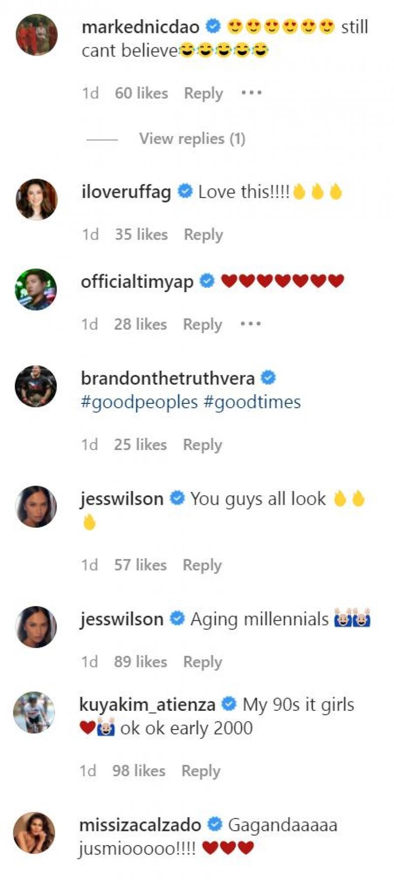 Solenn Heussaff Bea Soriano Isabelle Daza Liz Uy and Anne Curtis