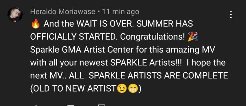 PHOTO COURTESY Sparkle GMA Artist Center YouTube