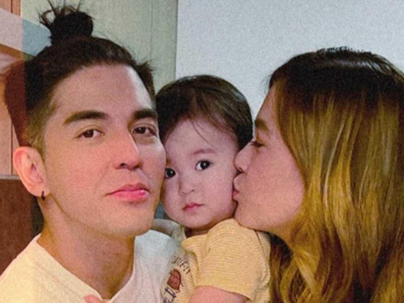 Mark Herras and Nicole Donesa with Corky