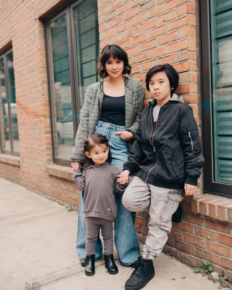 LJ Reyes with Aki and Summer