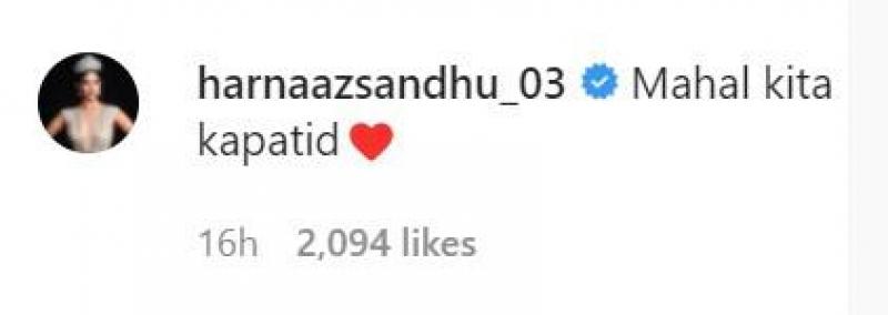 Comment on Beatrice Luigi Gomez Instagram account