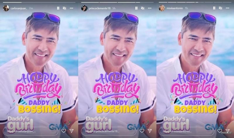Vic Sotto receives heartfelt birthday greetings from his ‘Daddy’s Gurl
