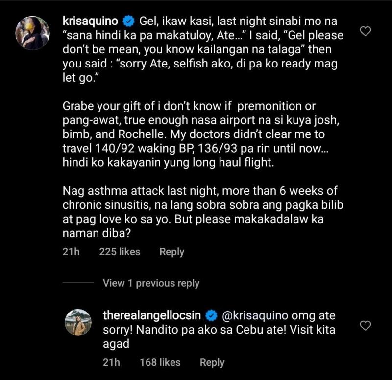 kris aquino comment