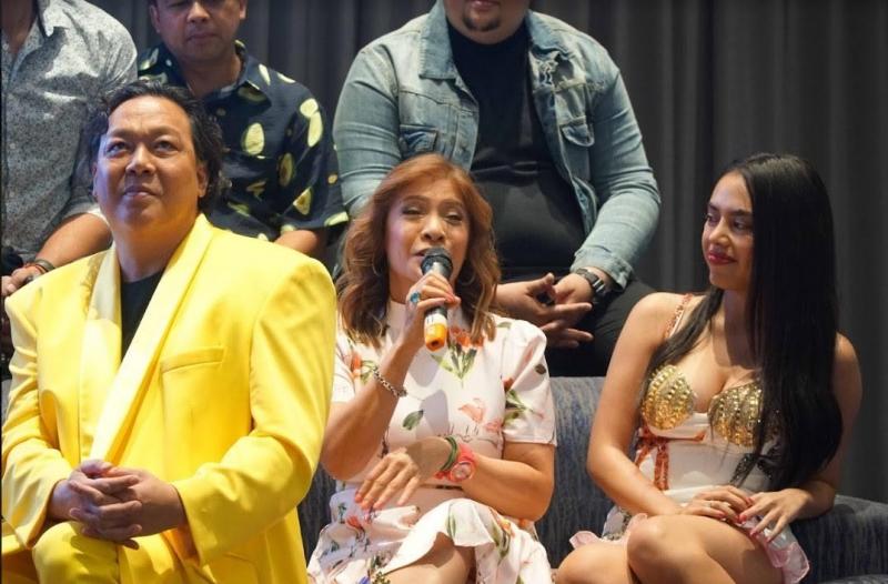 Pinky Amador during the grand media conference of Jose and Marias Bonggang Villa