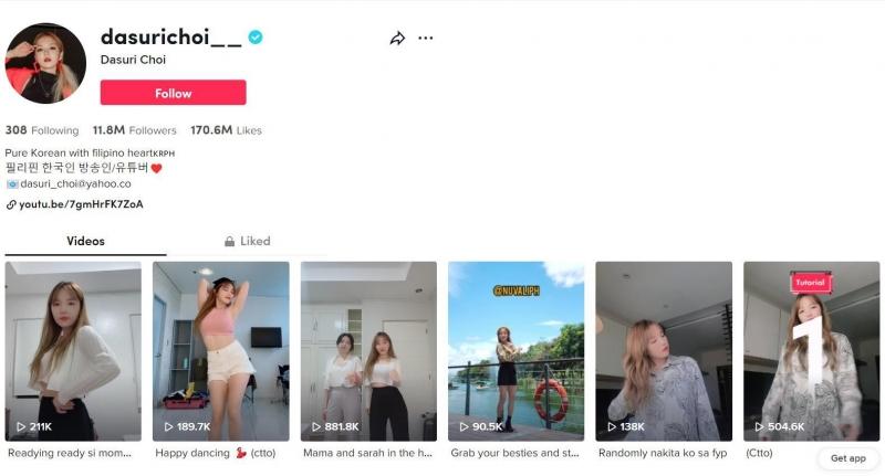Dasuri Choi s social media pages