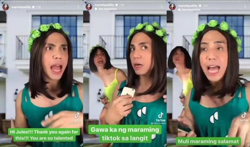 Mariel Padilla and Jules Eusebio