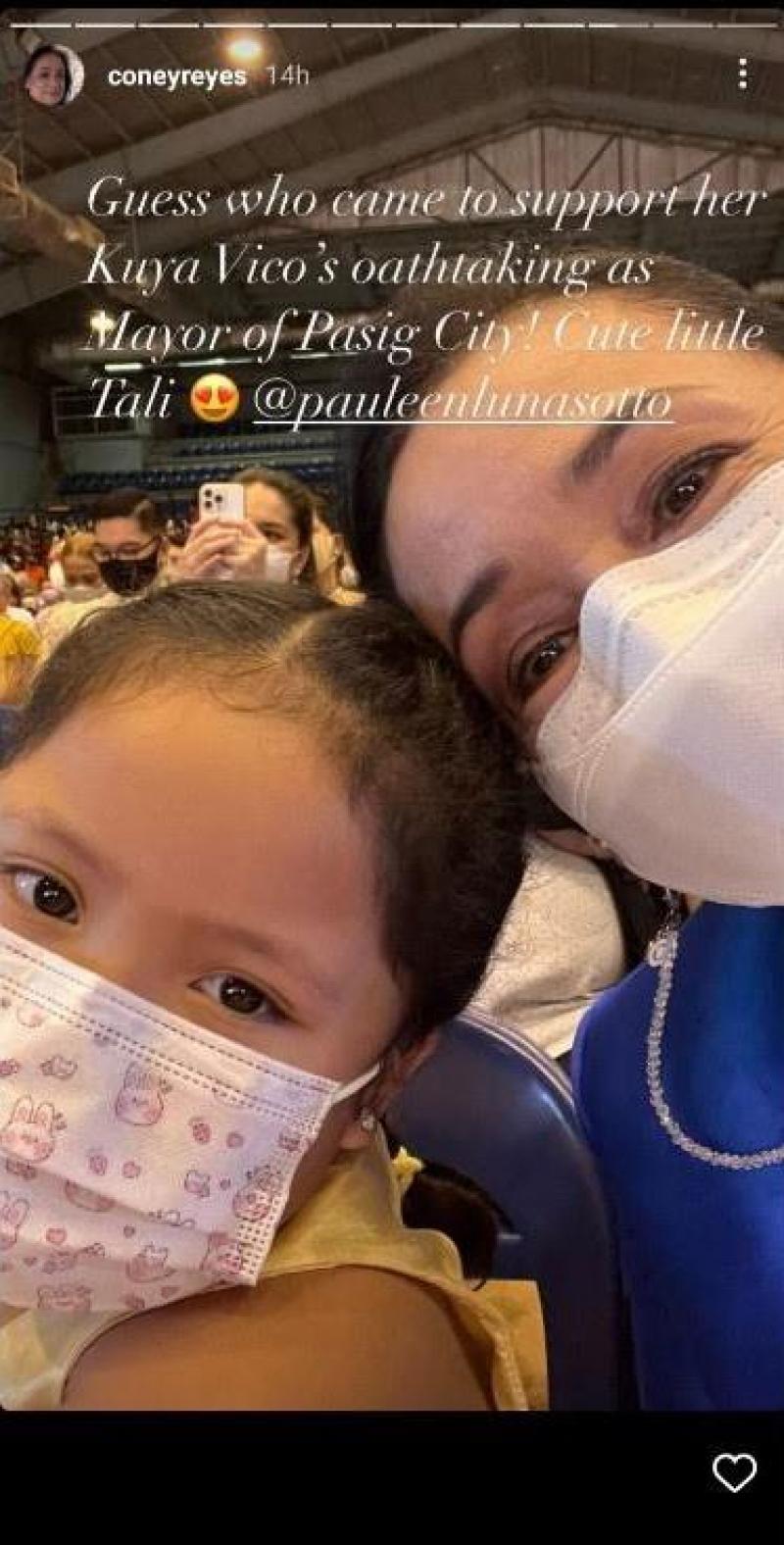 WATCH: Coney Reyes snaps a selfie with Baby Tali | GMA Entertainment