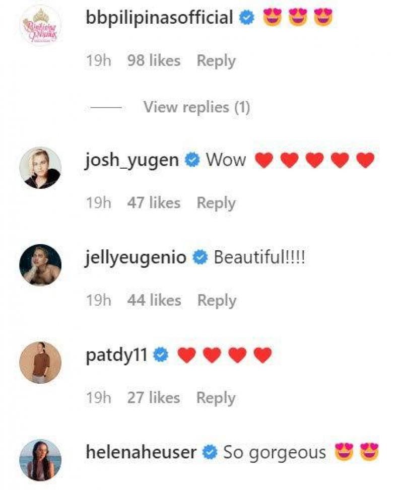 Comments on Catriona Gray s Instagram account
