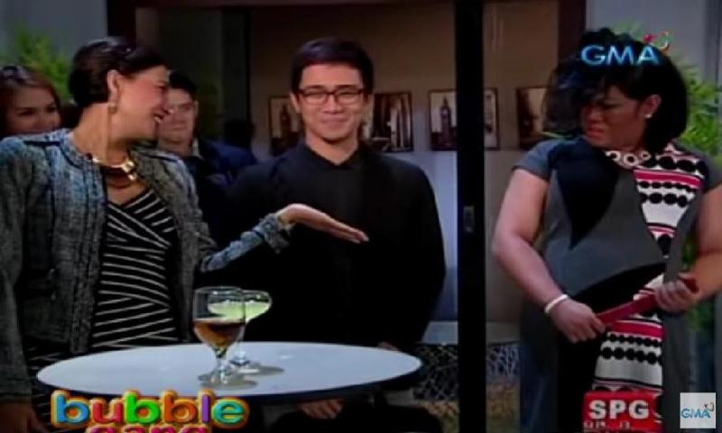 Antonietta scene in Bubble Gang