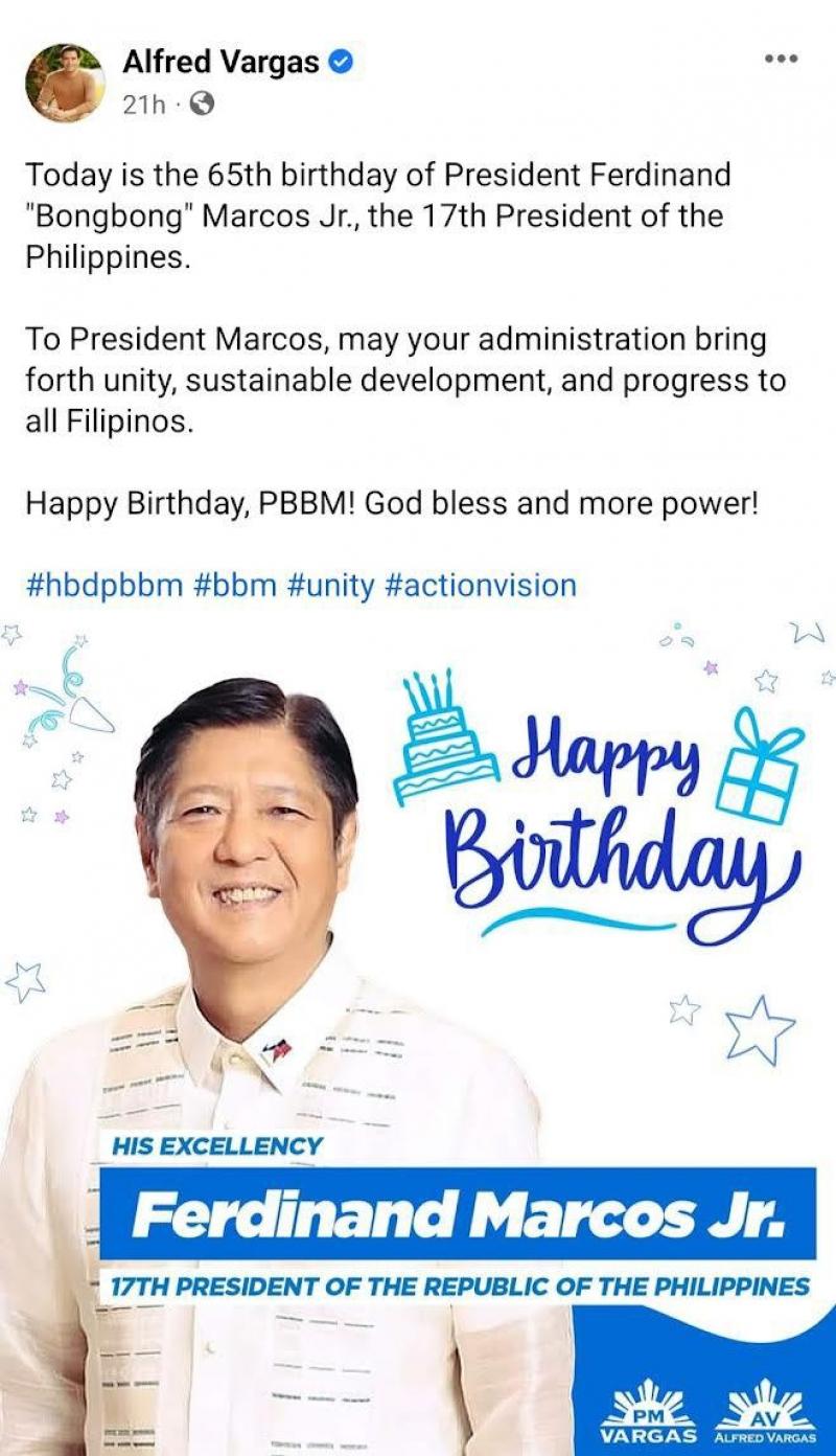 Celebrities Greet President Ferdinand Marcos Jr. On His Birthday | GMA ...