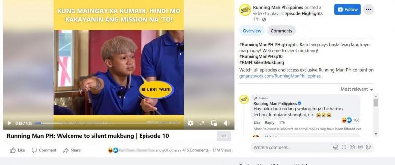 Running Man PH Facebook