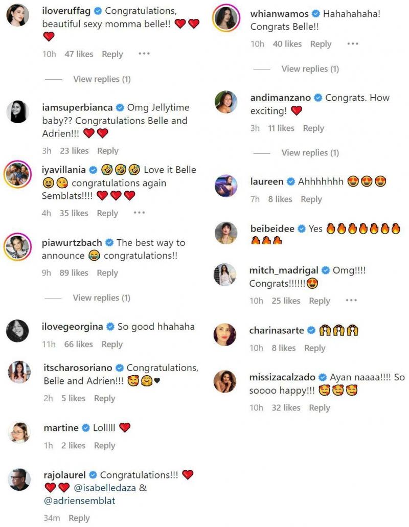 Isabelle Daza pregnancy announcement