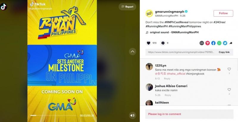 Running Man PH TikTok