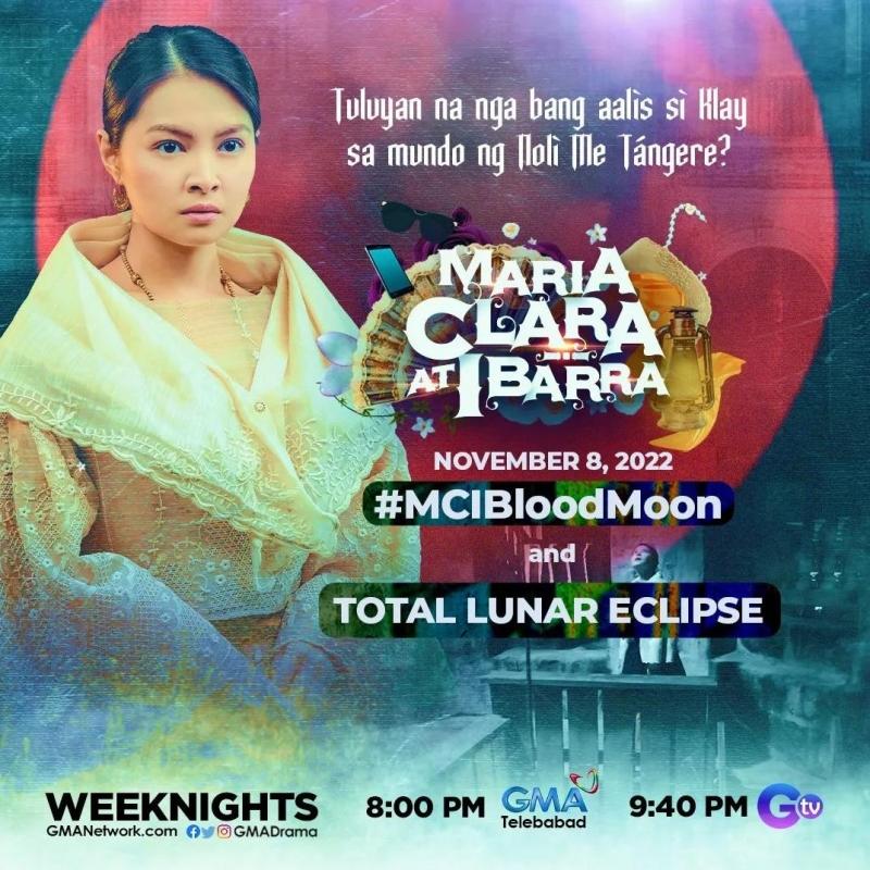 Blood moon on Maria Clara at Ibarra