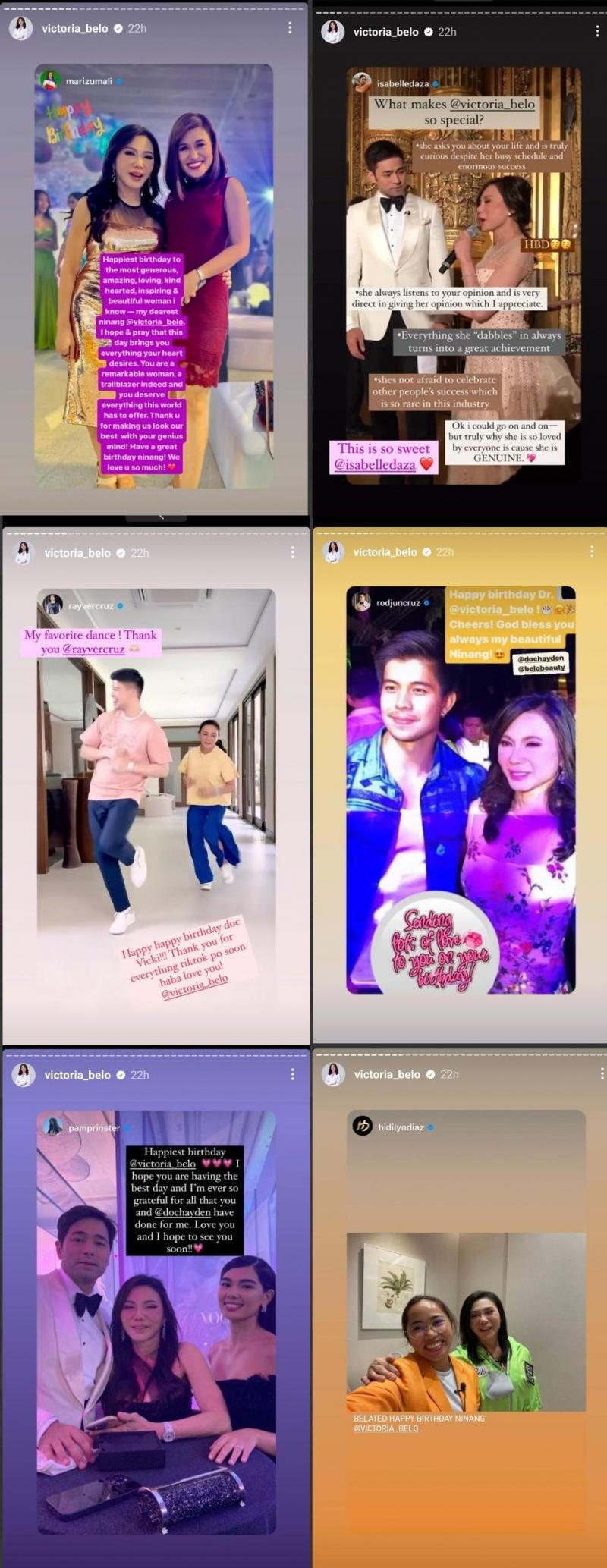 Vicki Belo receives heartwarming birthday messages from family and