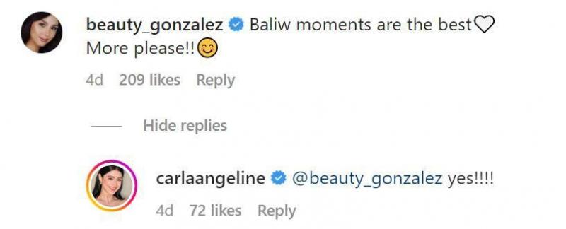 Beauty Gonzalez and Carla Abellana