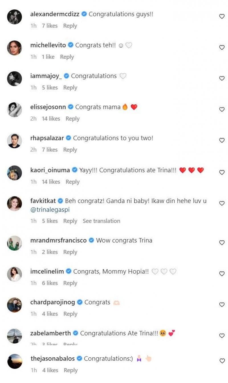 Trina Legaspi s baby 