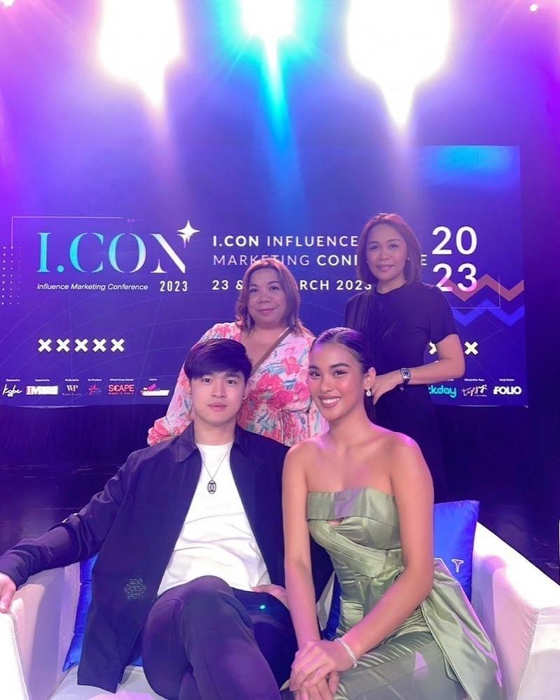 Kimson Tan and Shuva Etrata with Sparkle Assistant Vice President Joy Marcelo and Talent Manager Jan Navarro