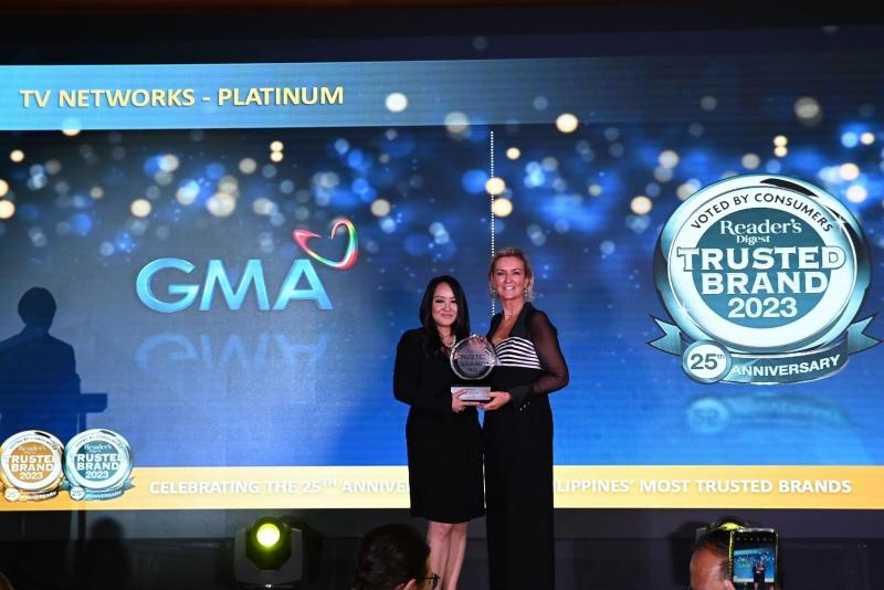 GMA Network named 'Most Trusted TV Network' by Reader's Digest for the ...