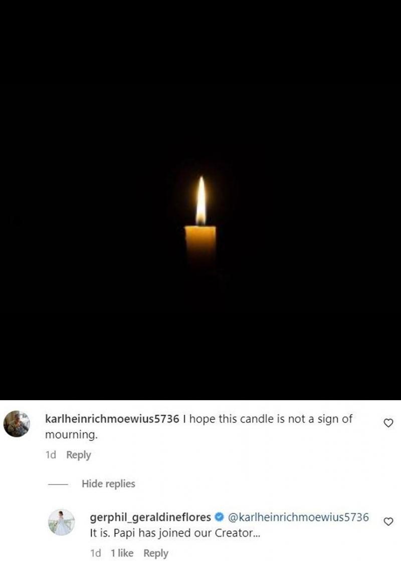 Gerphil s father passed away