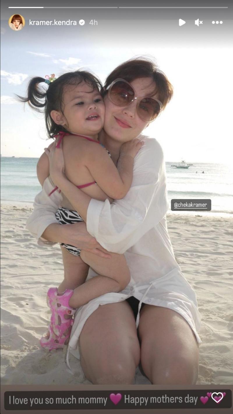 Doug Kramer shows appreciation for his wife Chesca GarciaKramer on