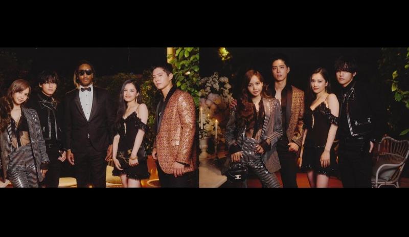 LaLisa, BTS's V, And Actor Park Bo Gum Grace Celine's Fashion Show In Paris