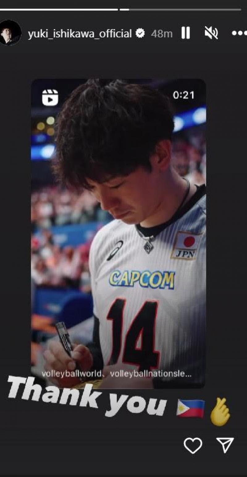 Yuki Ishikawa s Instagram post