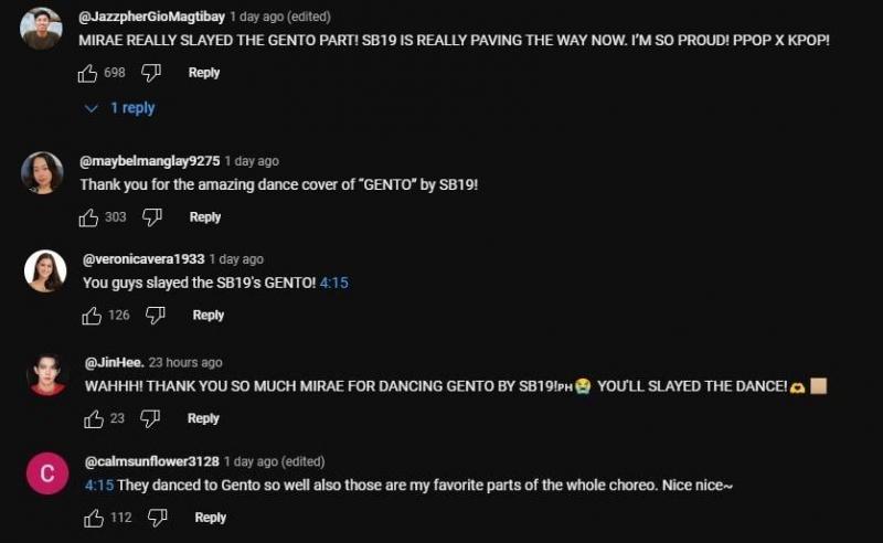 Netizens react to MIRAE s dance cover
