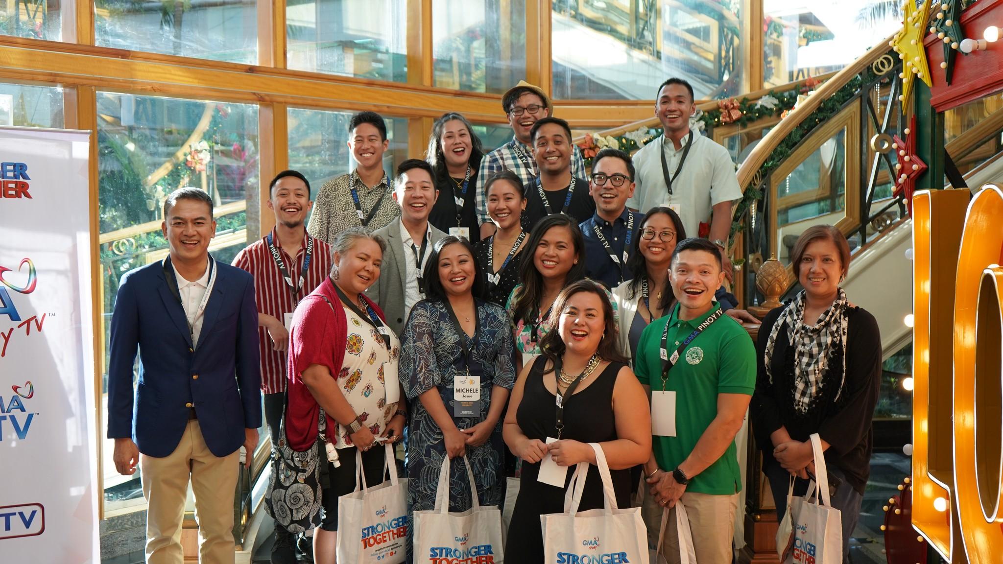 Gma Pinoy Tv Hosts Fil-am Leaders For Thanksgiving, Network Visit 