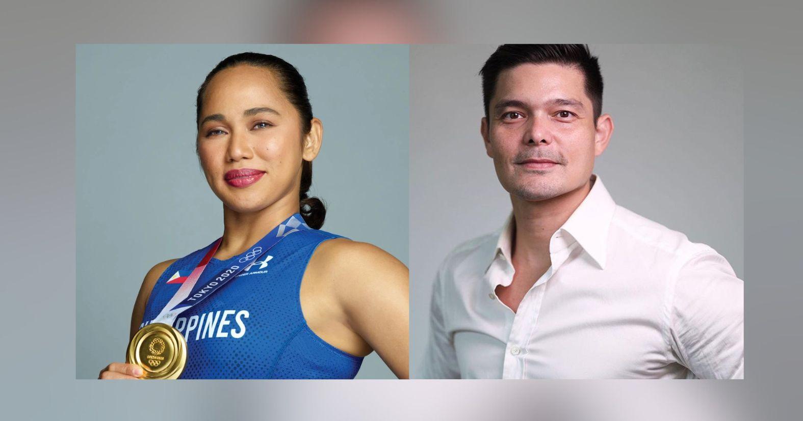 Dingdong Dantes, Hidilyn Diaz Support The Celebration Of National Flag 