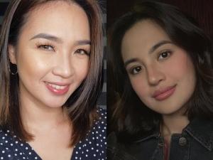 Julie Anne and Maricris donate