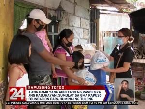 GMA Kapuso Foundation helps families