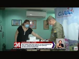 GMA Kapuso Foundation helps soldiers