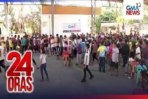 Mga magsasakang apektado ng init at mahal na petrolyo, binigyan ng GMAKF ng food packs | 24 Oras