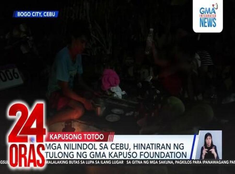 Mga nilindol sa CEBU, hinatiran ng tulong ng GMA Kapuso Foundation | 24 Oras | GMANetwork.com - Foundation - Videos