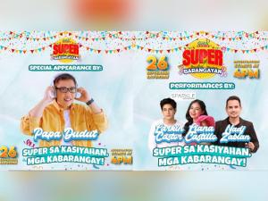 Papa Dudut, Larkin Castor, at Liana Castillo lalahok sa Super Barangayan sa Sept 26