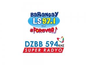 Super Radyo DZBB 594 and Barangay LS