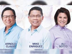 Susan Enriquez Melo del Prado Arnold Clavio Mike Enriquez Ali Sotto Joel Reyes Zobel 