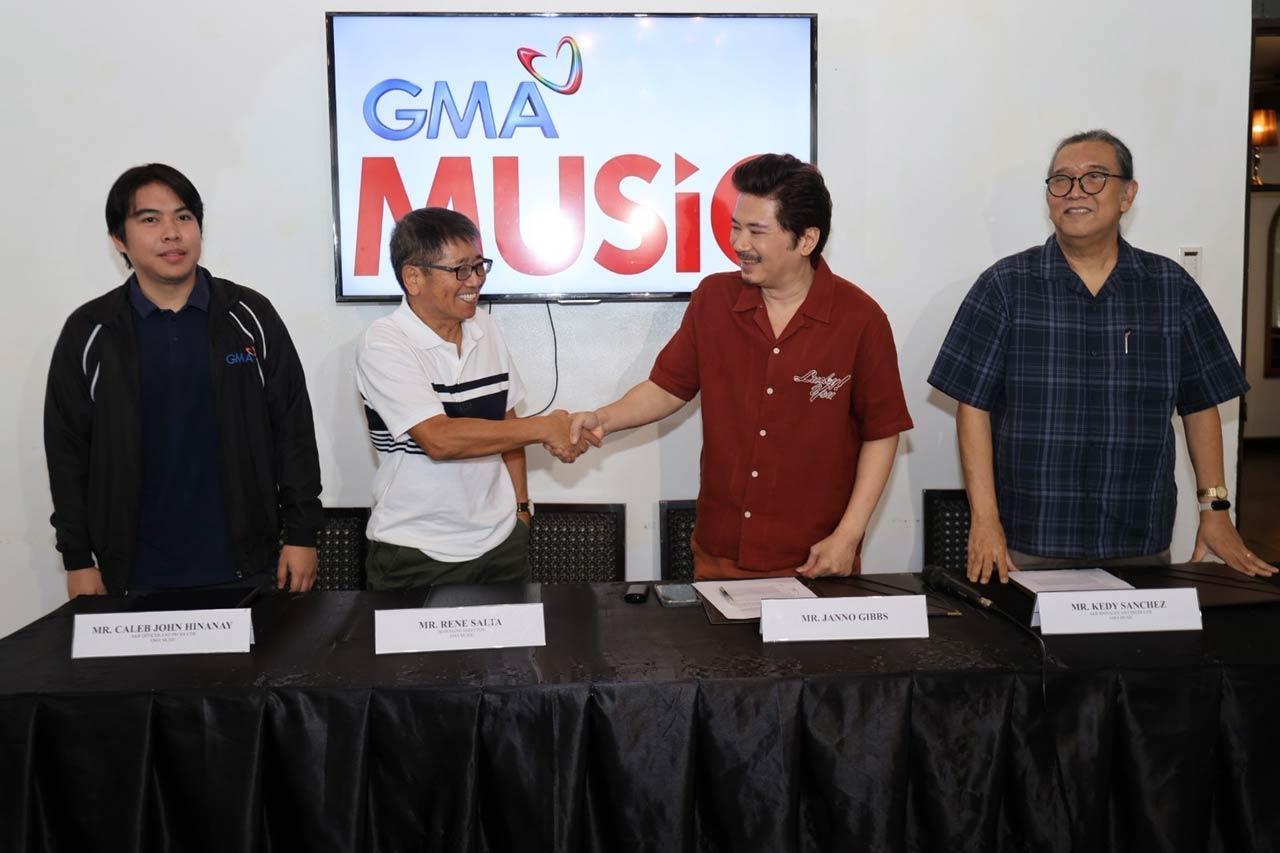 Janno Gibbs's contract signing 