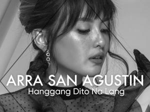 Hanggang Dito Na Lang cover art, Arra San Agustin wearing lace dress and gloves