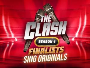 The Clash 4 Finalists Sing Originals cover art, The Clash T-card