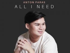 All I Need cover art, Anton Paras with clasped hands