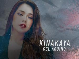 Kinakaya cover art; Gel Aquino with tears falling down her cheeks