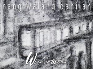 Nang Walang Dahilan cover art; black and white sketch of a train on the tracks