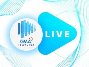 Playlist Live cover art; logo of GMA Playlist with the word Live